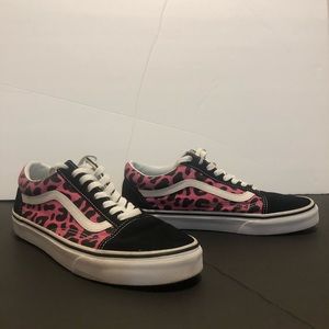vans pink leopard spots